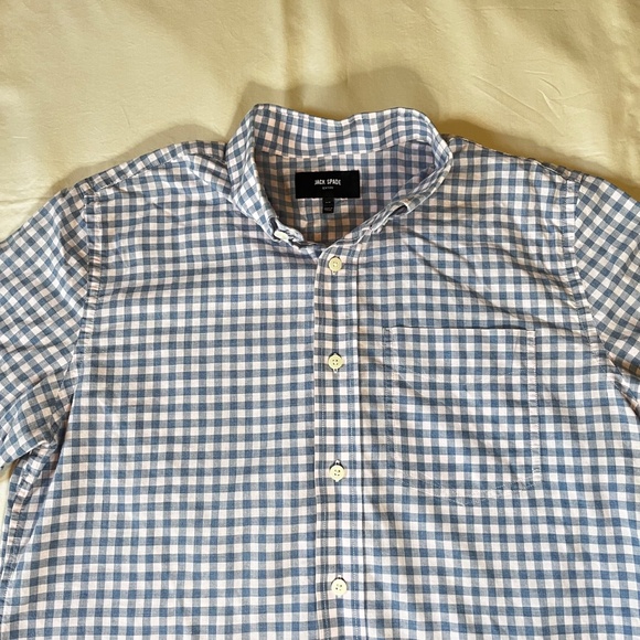 Jack Spade Button Down Shirt, Short Sleeve, Size M - Picture 3 of 8